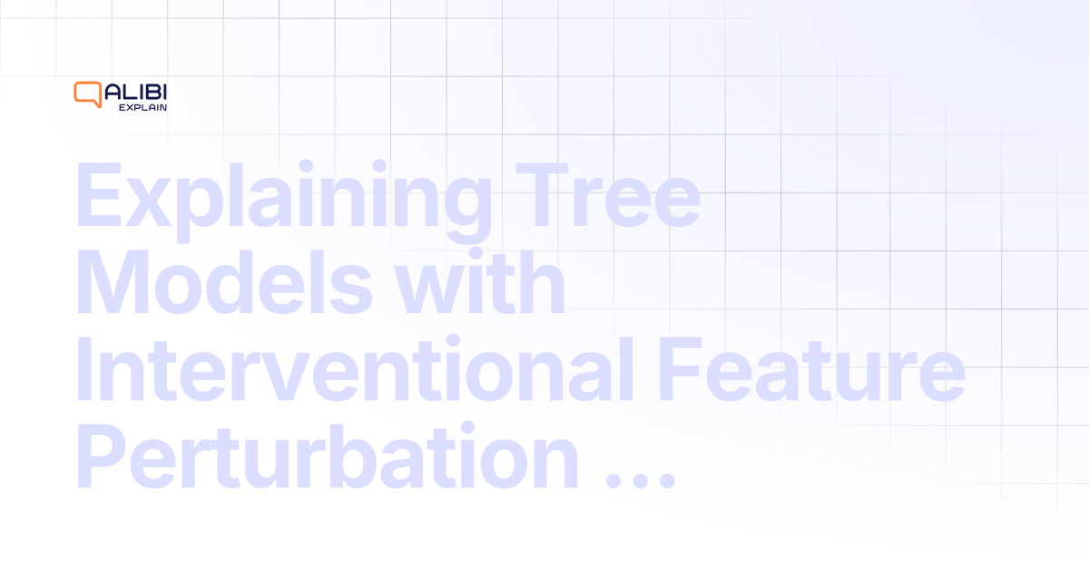 Explaining Tree Models with Interventional Feature Perturbation Tree ...
