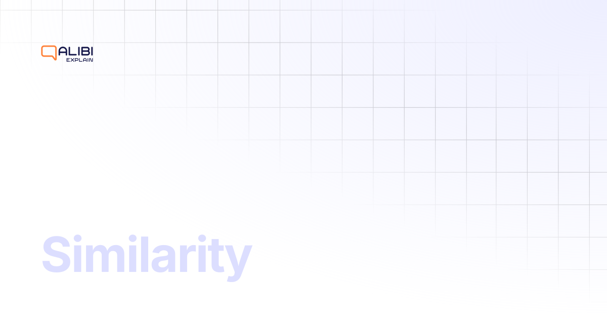 Similarity | Alibi Explain