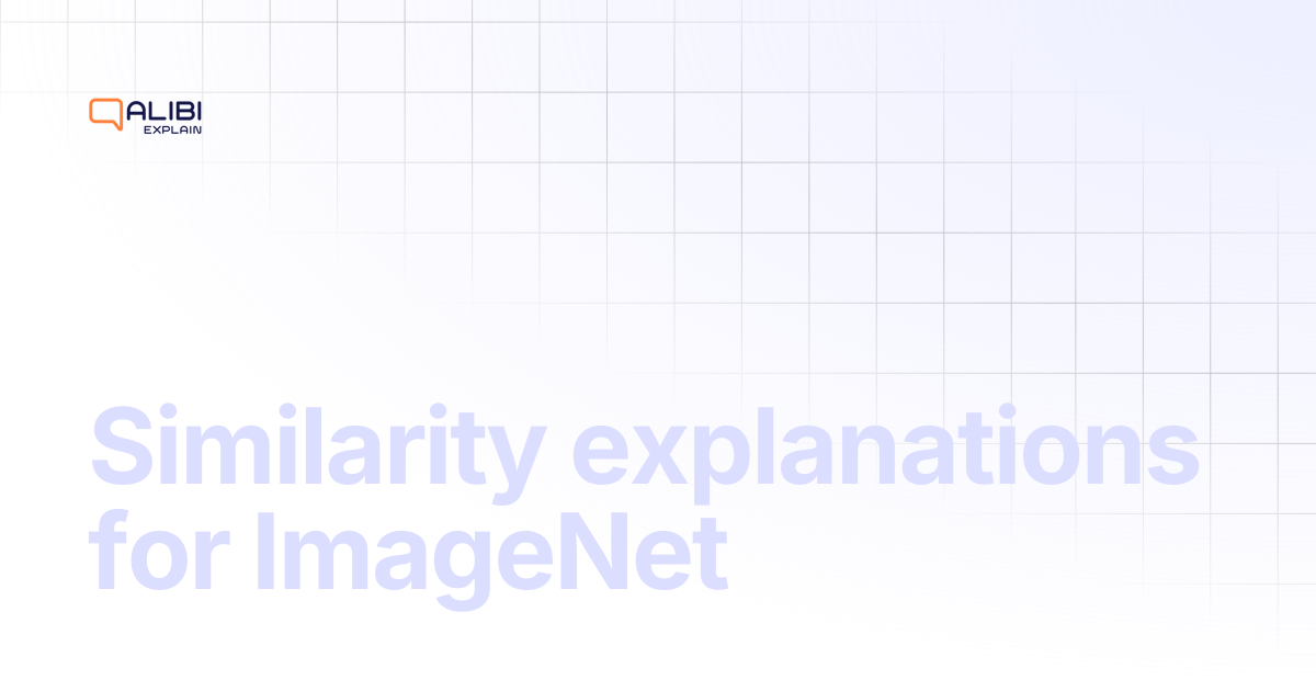 Similarity explanations for ImageNet | Alibi Explain