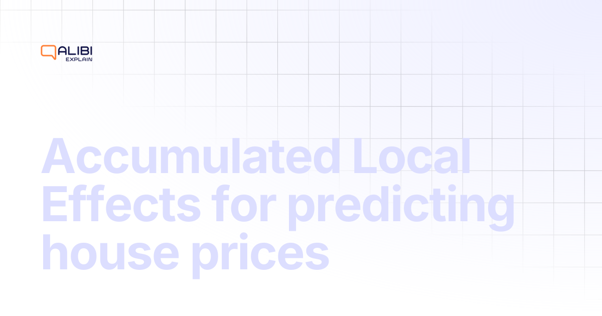Accumulated Local Effects for predicting house prices | Alibi Explain