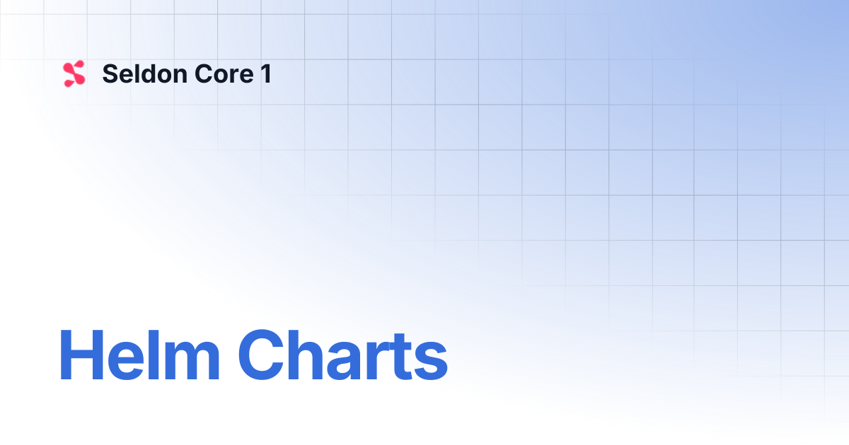 Helm Charts | v1.19 | Seldon Core 1
